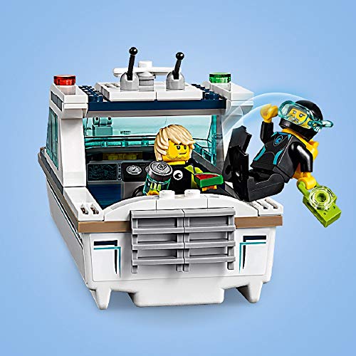 LEGO City Great Vehicles - Yate de Buceo, juguete creativo de construcción de barco con minifiguras de submarinistas y animales marinos (60221) LEGO City Great Vehicles - Yate de Buceo, juguete creativo de construcción de barco con minifiguras de submarinistas y animales marinos (60221)