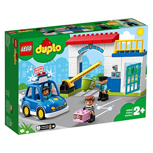 LEGO Duplo Town - Comisaría de policía, Juguete Creativo de construcción y Aventuras (10902)