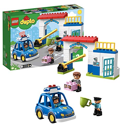 LEGO Duplo Town - Comisaría de policía, Juguete Creativo de construcción y Aventuras (10902)