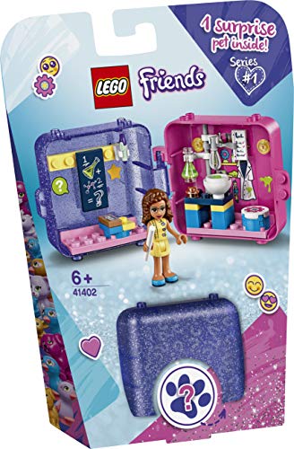 LEGO Friends - Cubo de Juegos de Olivia, Caja de Juguete con Accesorios y Mini Muñeca de Olivia, Set Recomendado a Partir de 6 Años (41402)