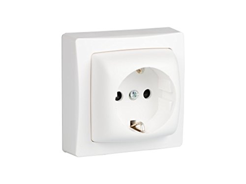 legrand 097380 Base de Enchufe Montaje En Superficie, 3680 W, 230 V, Blanco legrand 097380 Base de Enchufe Montaje En Superficie, 3680 W, 230 V, Blanco