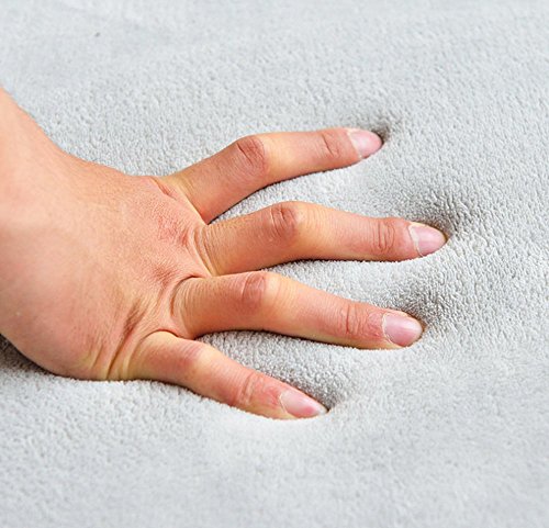LEHOUR Engrosamiento Coral Terciopelo Alfombra Manta de rastreo para niños Alfombras Suaves de Tatami Antideslizante para niños Enlarge Play Mat (Gris, 150 * 200CM) LEHOUR Engrosamiento Coral Terciopelo Alfombra Manta de rastreo para niños Alfombras Suaves de Tatami Antideslizante para niños Enlarge Play Mat (Gris, 150 * 200CM)