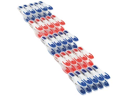 Leifheit Pinzas Colada 25U 1085660, Azul, Rojo, Color Blanco, A Leifheit Pinzas Colada 25U 1085660, Azul, Rojo, Color Blanco, A