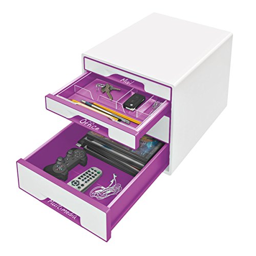 Leitz 52150002 - Bandeja organizadora para bucs de cajones Plus y WOW, 4 compartimentos, Transparente, Poliestireno Leitz 52150002 - Bandeja organizadora para bucs de cajones Plus y WOW, 4 compartimentos, Transparente, Poliestireno