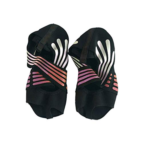 LeKing Zapatos de Yoga para Mujeres, Zapatos de Yoga de Fondo Blando, Zapatos de Yoga Profesionales Antideslizantes con Cinco Dedos，Calcetines Antideslizantes，Pilates (Embalaje de Bolsa de OPP)