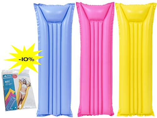 LEMON TREE SL Colchoneta Hinchable para Piscina o Playa. Color Rosa. 183 * 69CM. LEMON TREE SL Colchoneta Hinchable para Piscina o Playa. Color Rosa. 183 * 69CM.