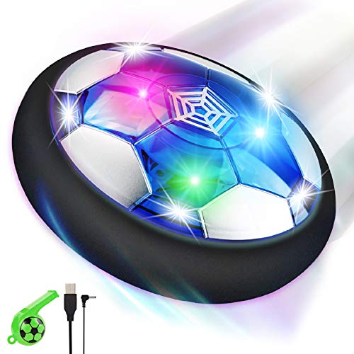 lenbest Air Football, Air Hover Ball Soccer, Juguetes Aire FĂștbol con LED, Niños Air Power Soccer Juguetes Divertido para Interiores y Exteriores con Parachoques de Espuma Suave, Luces LED y Silbato lenbest Air Football, Air Hover Ball Soccer, Juguetes Aire FĂștbol con LED, Niños Air Power Soccer Juguetes Divertido para Interiores y Exteriores con Parachoques de Espuma Suave, Luces LED y Silbato