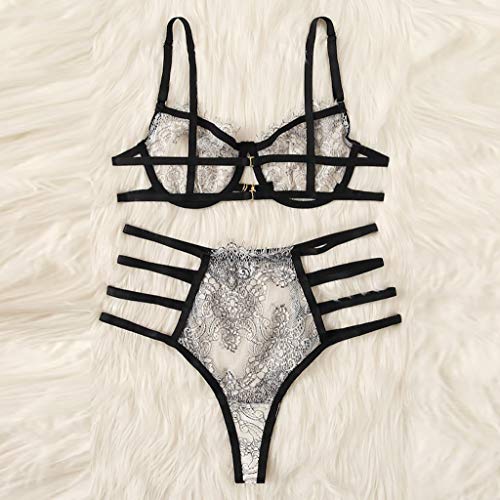 Lenfesh Negro Rojo Mujer lencería Sexy corsé Encaje Dividido Aros musculoso pálido Calado Pijamas Ropa de Dormir Ropa Interior Tops y Calzoncillos Lenfesh Negro Rojo Mujer lencería Sexy corsé Encaje Dividido Aros musculoso pálido Calado Pijamas Ropa de Dormir Ropa Interior Tops y Calzoncillos