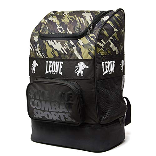 LEONE 1947 Neo, mochila deportiva unisex – Adulto, verde camuflaje, talla única LEONE 1947 Neo, mochila deportiva unisex – Adulto, verde camuflaje, talla única