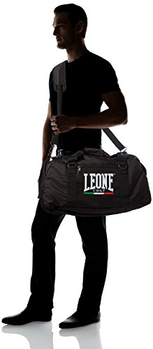Leone - Bolsa/Mochila para Gimnasio Negro Talla:ND Leone - Bolsa/Mochila para Gimnasio Negro Talla:ND