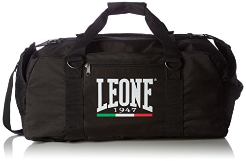 Leone - Bolsa/Mochila para Gimnasio Negro Talla:ND