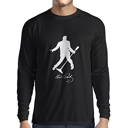lepni.me Camiseta de Manga Larga para Hombre Me Encanta el King of Rock and Roll, 50s, 60s, 70s, Music Fan (Medium Negro Blanco) lepni.me Camiseta de Manga Larga para Hombre Me Encanta el King of Rock and Roll, 50s, 60s, 70s, Music Fan (Medium Negro Blanco)