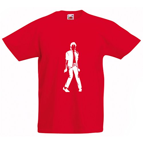 lepni.me Camiseta para Niño/Niña Me Encanta M J - Rey del Pop, 80s, 90s Músicamente Camisa, Ropa de Fiesta (5-6 Years Rojo Blanco) lepni.me Camiseta para Niño/Niña Me Encanta M J - Rey del Pop, 80s, 90s Músicamente Camisa, Ropa de Fiesta (5-6 Years Rojo Blanco)