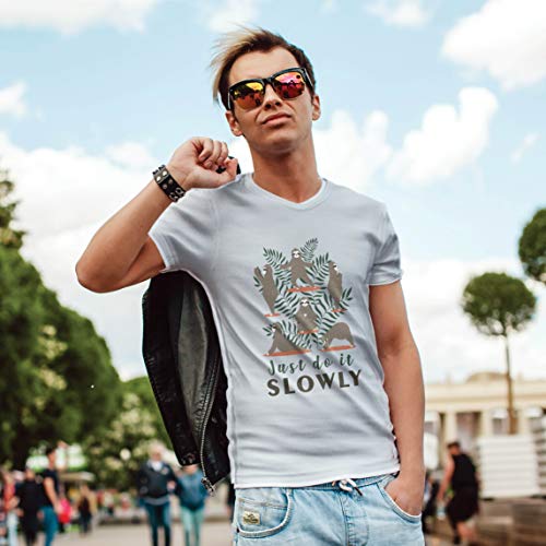 lepni.me Camisetas Hombre Hazlo despacio Perezoso Perezoso Yoga Poses Cita Divertida (XX-Large Verde Multicolor) lepni.me Camisetas Hombre Hazlo despacio Perezoso Perezoso Yoga Poses Cita Divertida (XX-Large Verde Multicolor)