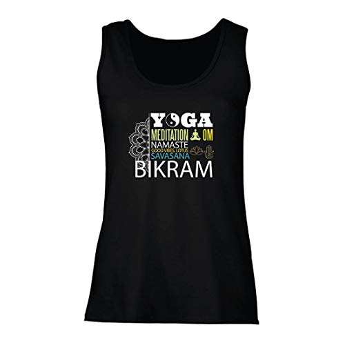 lepni.me Camisetas sin Mangas para Mujer Yoga Meditation Om Good Vibes Lotus Savasana Bikram (Medium Negro Multicolor) lepni.me Camisetas sin Mangas para Mujer Yoga Meditation Om Good Vibes Lotus Savasana Bikram (Medium Negro Multicolor)