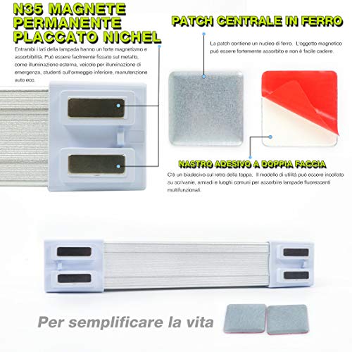 LETOUR Barra de luz de trabajo magnética con tubo LED de 60 W 4000 lúmenes, 5 niveles regulables, linterna de camping recargable por USB, luz portátil de resistencia para 60 horas (LT-LTK60 60 60W) LETOUR Barra de luz de trabajo magnética con tubo LED de 60 W 4000 lúmenes, 5 niveles regulables, linterna de camping recargable por USB, luz portátil de resistencia para 60 horas (LT-LTK60 60 60W)