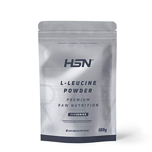 Leucina de HSN | Aminoácido Esencial Activador Anabólico para la Síntesis de Proteínas y Desarrollo Muscular | Componente de los BCAAs | Óptima Disolución, Apto Vegano, Sin Lactosa, 150 gr Leucina de HSN | Aminoácido Esencial Activador Anabólico para la Síntesis de Proteínas y Desarrollo Muscular | Componente de los BCAAs | Óptima Disolución, Apto Vegano, Sin Lactosa, 150 gr