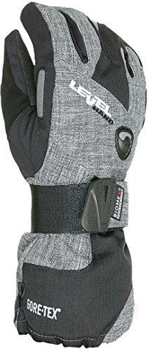 Level Half Pipe - Guantes de Snowboard con protección para Hombre, Hombre, Color Antracita, tamaño 10.0