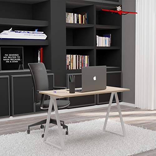 LEVIRA – Mesa de Trabajo o Estudio, Mesa de Oficina, Escritorio, Wye - 120 x 74 - Haya LEVIRA – Mesa de Trabajo o Estudio, Mesa de Oficina, Escritorio, Wye - 120 x 74 - Haya