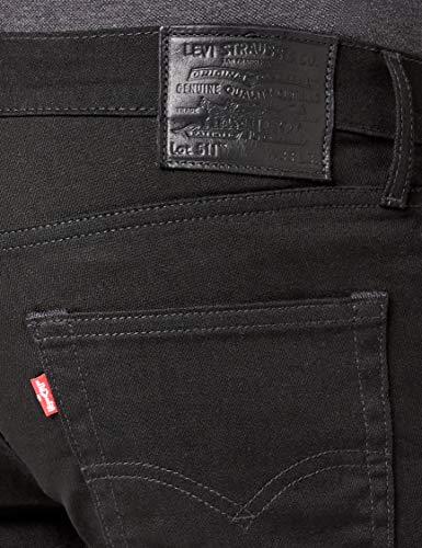 Levi's 511 Slim Vaqueros, Negro (Nightshine X), 29W / 30L para Hombre