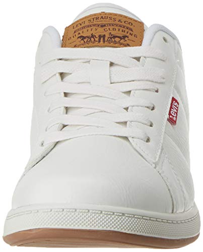 Levi's Declan Millstone 2 Tone - Zapatillas para Hombre, Blanco (R White 51) 42 EU