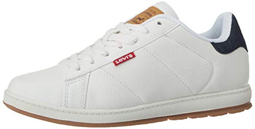 Levi's Declan Millstone 2 Tone - Zapatillas para Hombre, Blanco (R White 51) 42 EU