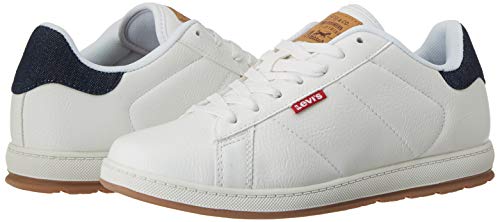 Levi's Declan Millstone 2 Tone - Zapatillas para Hombre, Blanco (R White 51) 42 EU