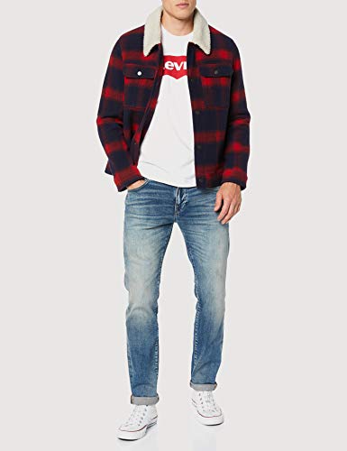 Levi's Graphic Set-In Neck, Camiseta para Hombre, Blanco (C18978 Graphic H215-Hm White Graphic H215-Hm 36.4 140), Large Levi's Graphic Set-In Neck, Camiseta para Hombre, Blanco (C18978 Graphic H215-Hm White Graphic H215-Hm 36.4 140), Large