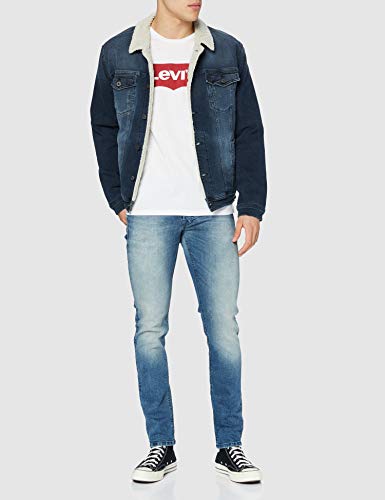 Levi's Graphic Set-In Neck, Camiseta para Hombre, Blanco (C18978 Graphic H215-Hm White Graphic H215-Hm 36.4 140), XX-Small