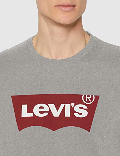 Levi's Graphic Set-In Neck, Camiseta para Hombre, Gris (C18976 Graphic H215 Midtone Htr Grey Graphic H215-Hm 36.2 138), Large Levi's Graphic Set-In Neck, Camiseta para Hombre, Gris (C18976 Graphic H215 Midtone Htr Grey Graphic H215-Hm 36.2 138), Large