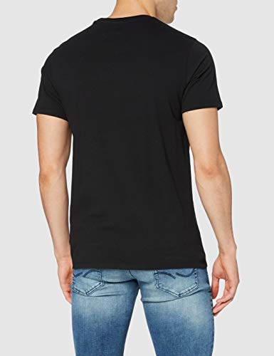 Levi's Graphic Set-In Neck, Camiseta para Hombre, Negro (Graphic Black), Large