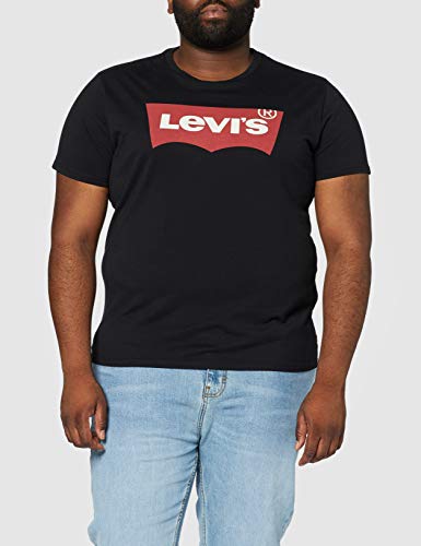 Levi's Graphic Set-In Neck, Camiseta para Hombre, Negro (Graphic Black), Large