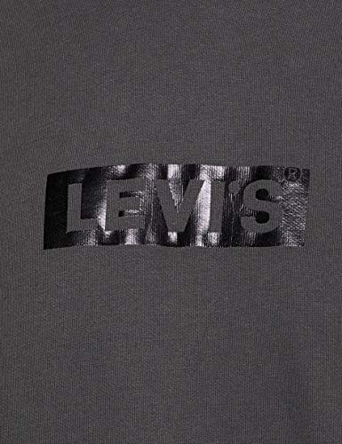 Levi's Graphic Sport Cappuccio, Grigio (Hoodie Box Tab Forged Iron 0164), X-Small Donna