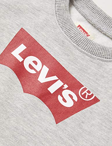 Levi's Kids Lvb Batwing Crew Sudadera Grey Heather para Bebé-Niños Levi's Kids Lvb Batwing Crew Sudadera Grey Heather para Bebé-Niños