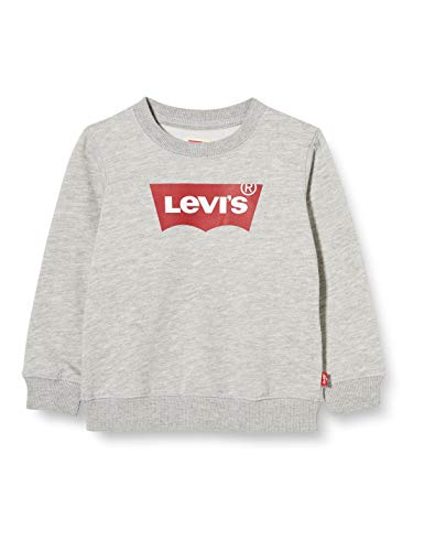 Levi's Kids Lvb Batwing Crew Sudadera Grey Heather para Bebé-Niños Levi's Kids Lvb Batwing Crew Sudadera Grey Heather para Bebé-Niños