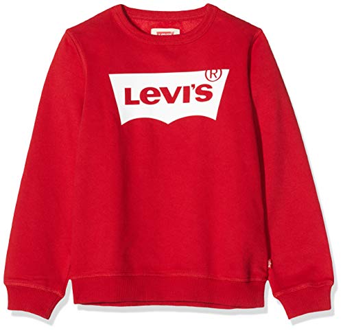 Levi's Kids Lvb Batwing Crewneck Sudadera Levis Red/ White para Niños