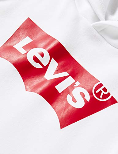 Levi's Kids Lvb Batwing Screenprint Hoodie Sudadera White para Niños