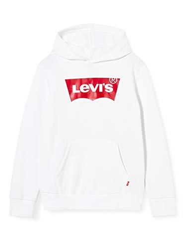 Levi's Kids Lvb Batwing Screenprint Hoodie Sudadera White para Niños