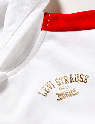 Levi's Kids Lvg Color Block Hoodie Sudadera Niñas White 16 años