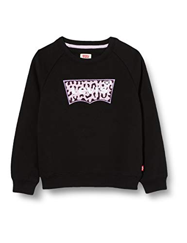 Levi's Kids Lvg Crew Sudadera NiƱas Black 14 aƱos Levi's Kids Lvg Crew Sudadera NiƱas Black 14 aƱos