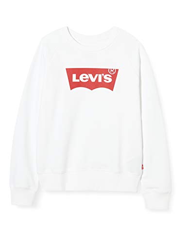 Levi's Kids Lvg Key Item Logo Crew Sudadera Red / White para NiƱas Levi's Kids Lvg Key Item Logo Crew Sudadera Red / White para NiƱas
