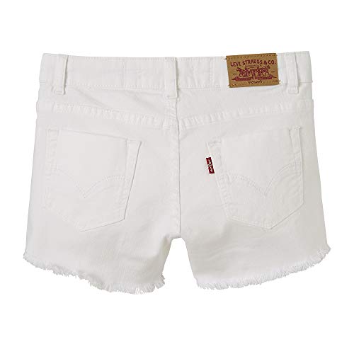 Levi's kids Nn26587 Short Bañador, Blanco (White 01), 5 años (Talla del Fabricante: 5Y) para Niñas