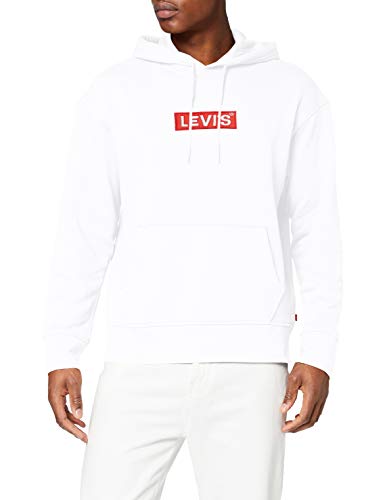 Levi's Relaxed Graphic Hoodie Sudadera, White (Boxtab Pop White 0022), XX-Large para Hombre
