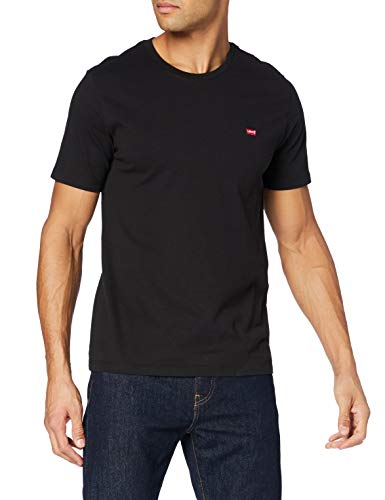 Levi's SS Original Hm tee Camiseta, Cotton + Patch Black, L para Hombre