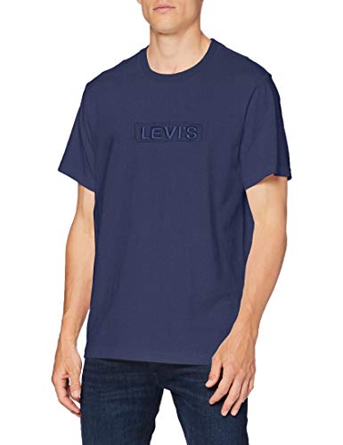Levi's SS Relaxed Fit tee Camiseta, BT Tonal Emb Reflective Ueprint, L para Hombre