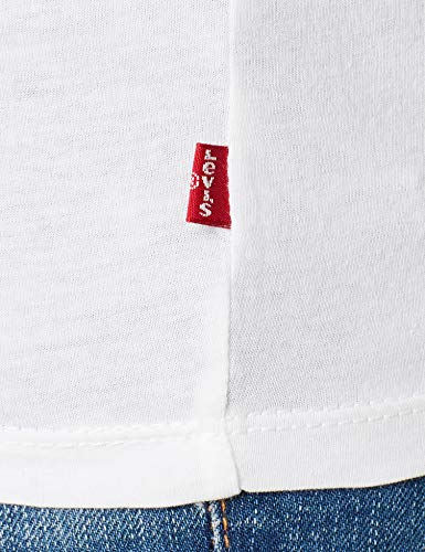 Levi's The Perfect Tee, Camiseta, Mujer, Blanco (New Red Box Taba White 0370), 2XS