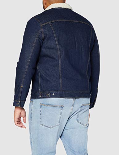 Levi's Type 3 Sherpa Trucker, Chaqueta para Hombre, Azul (Rockridge Trucker 0084), Large Levi's Type 3 Sherpa Trucker, Chaqueta para Hombre, Azul (Rockridge Trucker 0084), Large