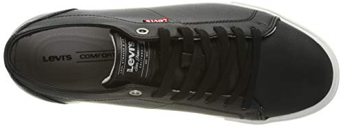 Levi's Woods 794, Zapatillas para Hombre, Negro (Noir Regular Black), 44 EU Levi's Woods 794, Zapatillas para Hombre, Negro (Noir Regular Black), 44 EU