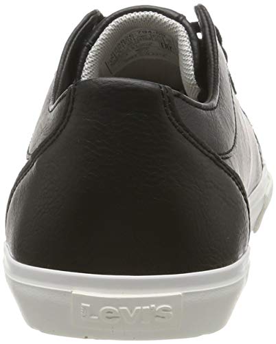 Levi's Woods 794, Zapatillas para Hombre, Negro (Noir Regular Black), 44 EU