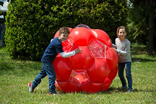 LEXIBOOK Bola Gigante Hinchable, Juego Exterior, soporta hasta 68kg (BG100), Color Rojo